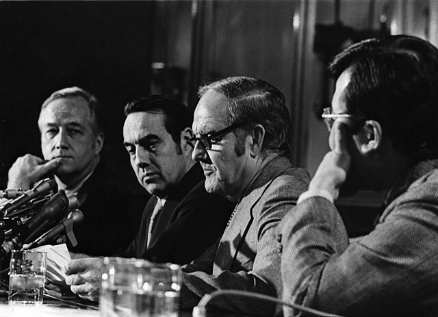 Senator Bob Dole and Senator George Mc Govern