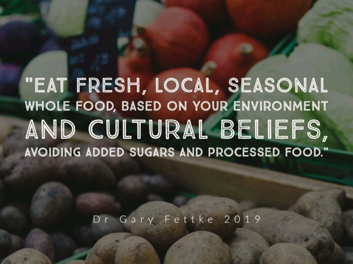 Gary Quote Fresh Seasonal Local Food
