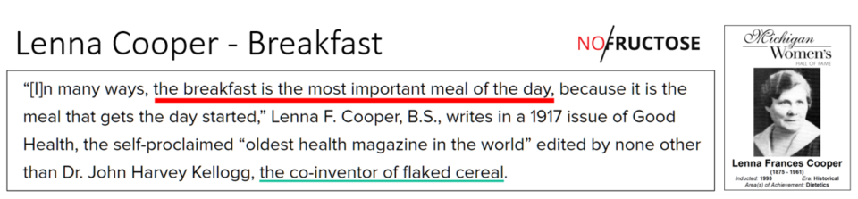 Lenna Cooper Breakfast Quote
