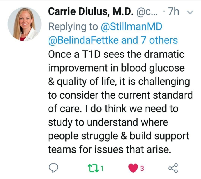 Type 1 Diabetes Carrie Diulus Burns